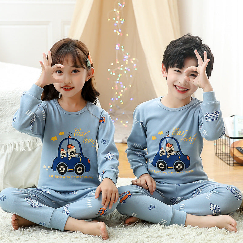 Autumn Long Sleeved Pajamas Set