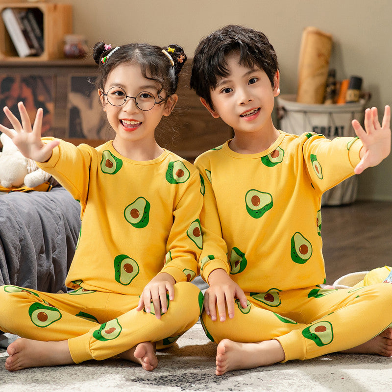 Autumn Long Sleeved Pajamas Set