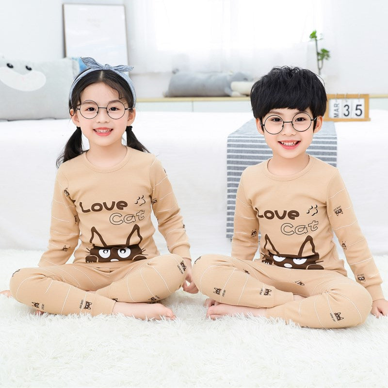 Autumn Long Sleeved Pajamas Set