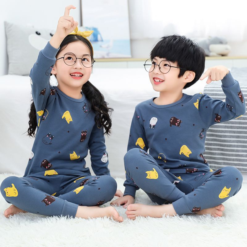 Autumn Long Sleeved Pajamas Set