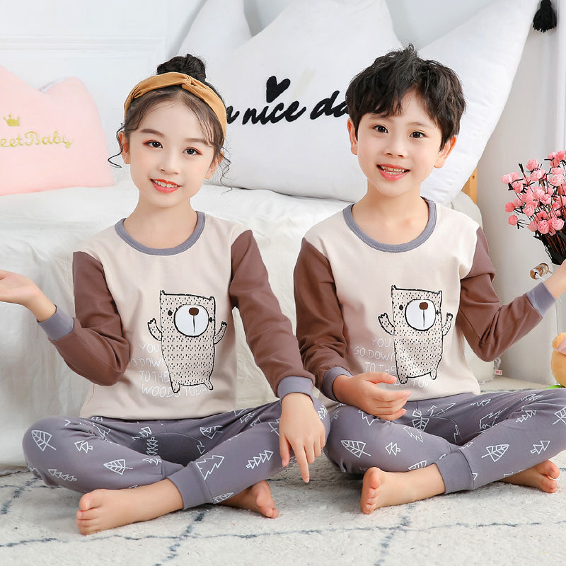 Autumn Long Sleeved Pajamas Set