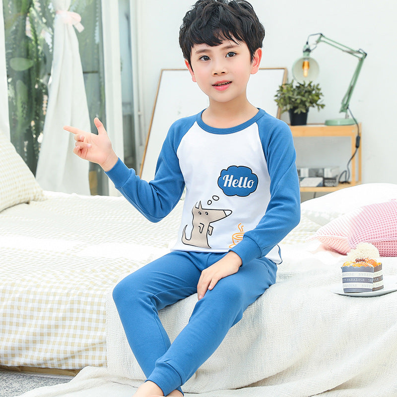 Autumn Long Sleeved Pajamas Set