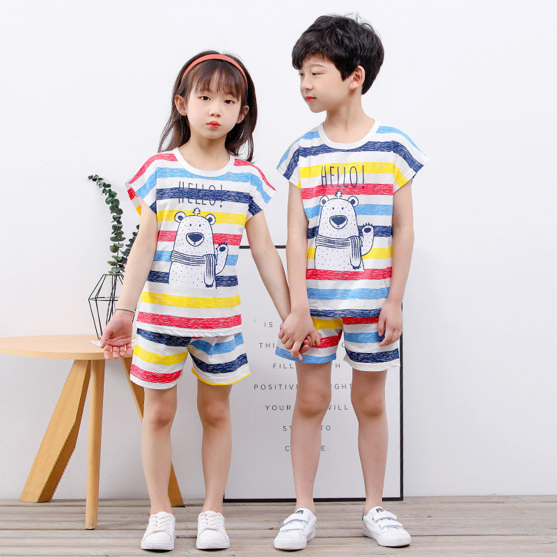 Unisex Shorts Set Pajamas