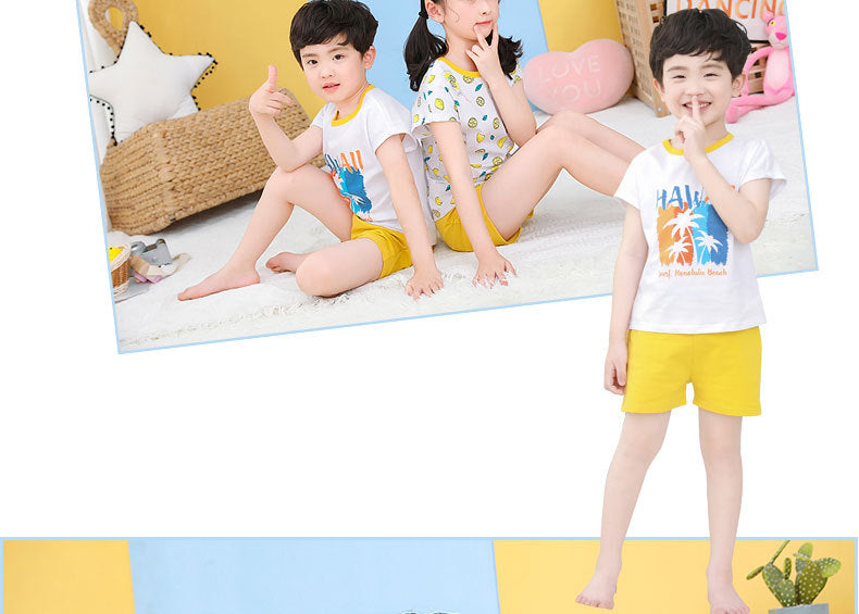 Unisex Shorts Set Pajamas