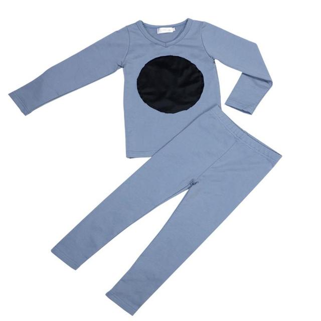 HITOMAGIC Kids Long Sleeve V Neck Pajamas