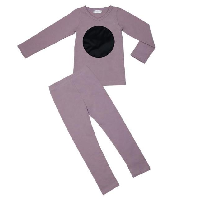 HITOMAGIC Kids Long Sleeve V Neck Pajamas