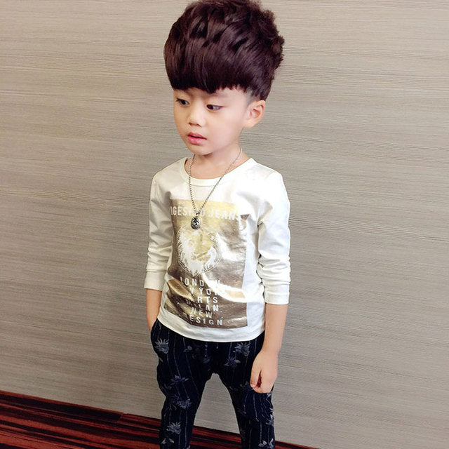 Kids Fashion Long Sleeve Shirts