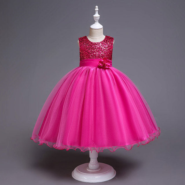 Sequins Flower Tutu Dresses